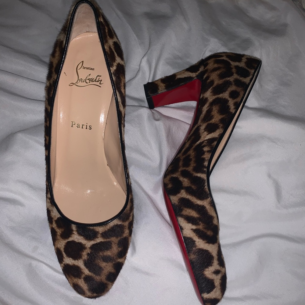 Christian Louboutin Cheetah Print Heels